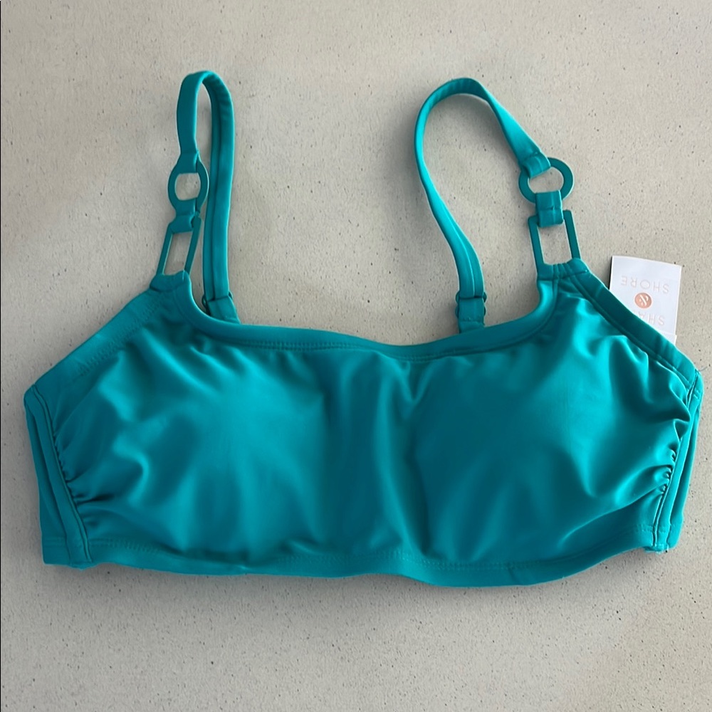 Shade & Shore Teal Bikini Top